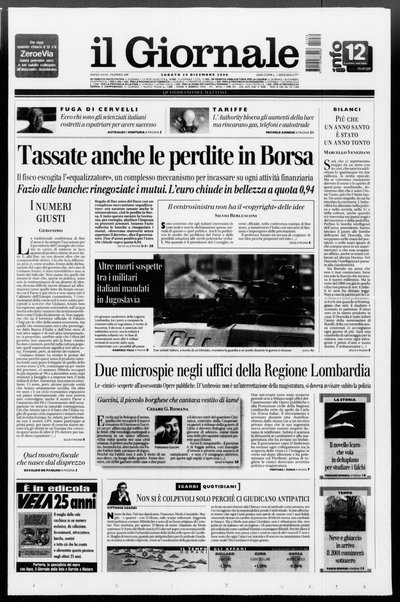 Il giornale : quotidiano del mattino